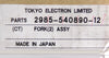 TEL Tokyo Electron 2985-540890-12 Fork (2) Assembly New Surplus