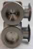 MKS Instruments LPV1-50-AK-CNZS Pneumatic Angle Valve Reseller Lot of 2 Working