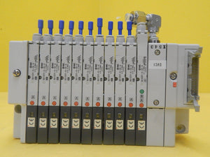 TEL Tokyo Electron SVC1 11-Port Manifold SMC SQ1131DY-5-C4-Q PR300Z Used Working