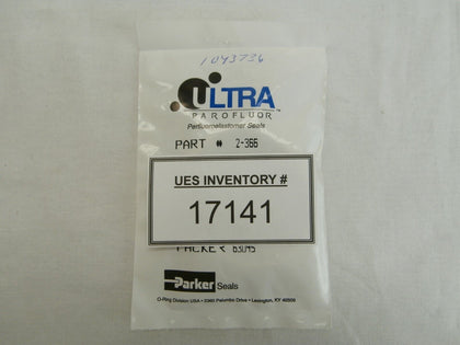 Parker Seals 2-366 O-Ring Ultra Parofluor Seal FF352 1043736 New Surplus