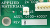 AMAT Applied Materials 0100-40037 Source Signal Conditioning Board PCB Working