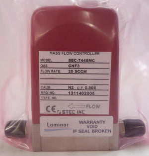 Horiba STEC SEC-7440MC Mass Flow Controller MFC 20 SCCM CHF3 OEM Refurbished