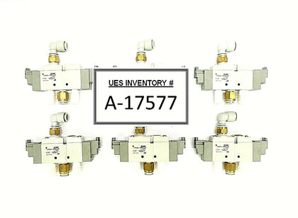 SMC SY9220-5MOZ-03-X34 Solenoid Valve SY9000 Lot of 6 Working Surplus