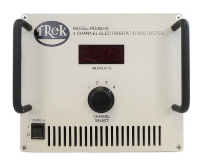 Trek PD06078 4 Channel Electrostatic Voltmeter Working Surplus