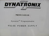 Dynatronix PMC105/2-2-4/15-30 Pulse Power Supply 990-0298-151 New Surplus