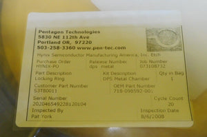 Lam Research 718-098592-001 Locking Ring VAT 65 New Surplus