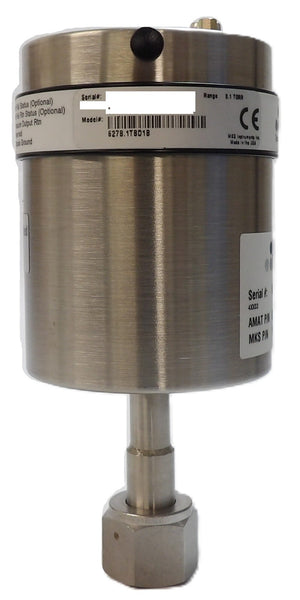 MKS Instruments 627B.1TBD1B Baratron Pressure Transducer Type 627 New Surplus