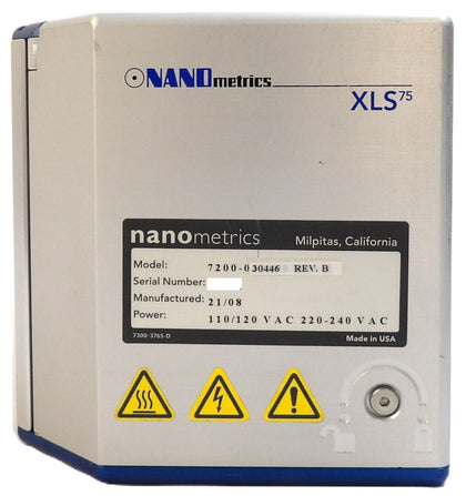 Nanometrics 7200-030446 Xenon Light Source Assembly XLS75 Working Surplus