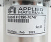 AMAT Applied Materials 0190-70747 Pneumatic Angle Valve Working Surplus