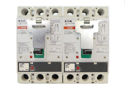 Eaton JGE3250NN Industrial Circuit Breaker J250E 69D2551G10 Lot of 2 Working