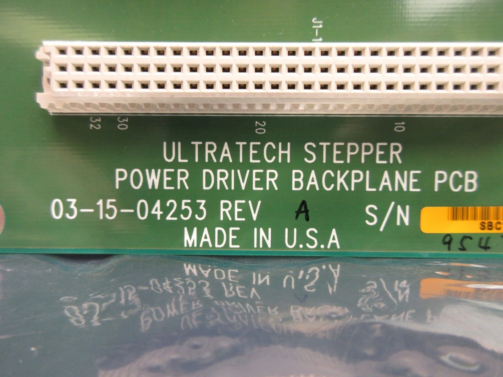 Ultratech Stepper 03-15-04253 Power Driver Backplane Board PCB Ultratech Used