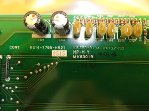 Fujitsu Denso KS14-7795-H921 CONT MP-M Y PCB Board KS350-3104-H470 Used Working