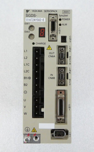 Yaskawa Electric SGDS-01A72AY582 Servo Drive SERVOPACK SynqNet Lot of 2 Working