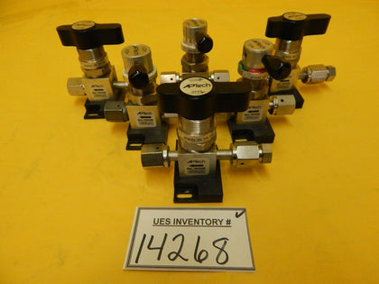 APTech AP3625S 2PW FV4 FV4 Manual Diaphragm Valve Reseller Lot of 6 Used