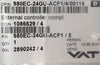 VAT 980EC-24GU-ACF1 External Valve Controller w/Cable 670CV-99LB-0001 New