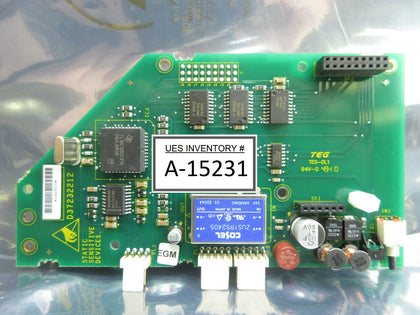 Edwards D37232212 Processor Board PCB EGM TEG-DL1 Used Working