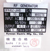 Kyosan DFK45Z-JA4D 4.5kW RF Generator Set with DC Unit and RF Unit Refurbished