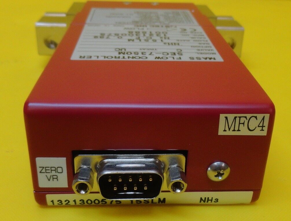 STEC SEC-7350M Mass Flow Controller MFC 15 SLM NH3 SEC-7350 Used Working