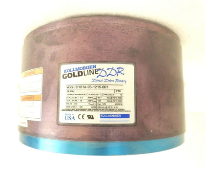 Kollmorgen D101A-93-1215-001 Spindle Motor GOLDLINE DDR Loose Connector Cu Spare