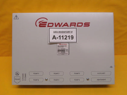Edwards D37902020 6 Pump Tool Interface Box Module Used Working