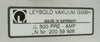 Leybold 200.59.928 UL 500 Leak Detector Pre-Amp Magnet Assembly & Cables Spare