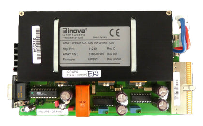 Inova Computers 11249 UPS Board PCB Card ICP-UPS AMAT 0190-07905 Used Working