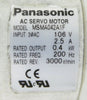 Panasonic MSMA042A84 AC Servo Motor Gearhead Assembly VRKF-15C-40 Working