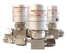 Fujikin 316L 316L-P Diaphragm Valve Type N.C. Reseller Lot of 3 Working Surplus
