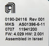 MKS Instruments AS01396 Analog I/O VME PCB CDN396R AMAT 0190-24116 Working