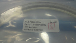 AMAT Applied Materials 0200-00674 8” Dep Ring AMAT Endura 200mm Used Working