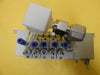 TEL Tokyo Electron I/O Chamber 5-Port Manifold SMC SQ1331RY-5-C4-Q PR300Z Used