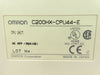 Omron C200HX Programmable Logic Controller PLC Microbar Mini Trackmate CPU44-E