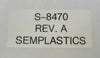 Semplastics S-8470 MP IPEC VIPRR Retaining Ring NM0003-8213 Lot of 10 New Spare
