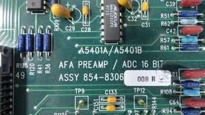 ASML 854-8306-008B Circuit Board PCB AFA Preamp / ADC 16 Bit Used Working