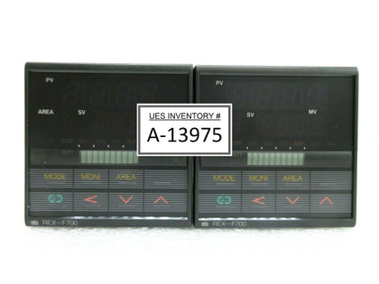 RKC Instruments F700FD12-V*CN-NNN-4A Temperature Controller Lot of 2 Used