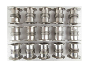 MKS Instruments NW50 3" Vacuum Bellows Stainless Steel Lot of 15 HPS Edwards New