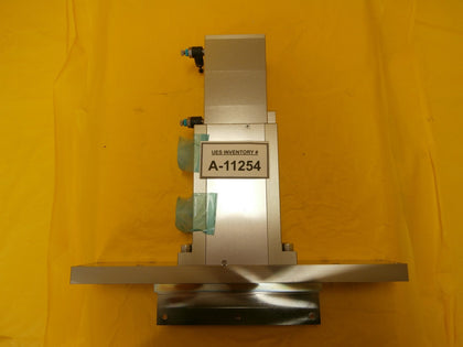 V-Tex 3-850133-^8 Pneumatic Slit Valve Rollcam Copper Cu Exposed Used Working