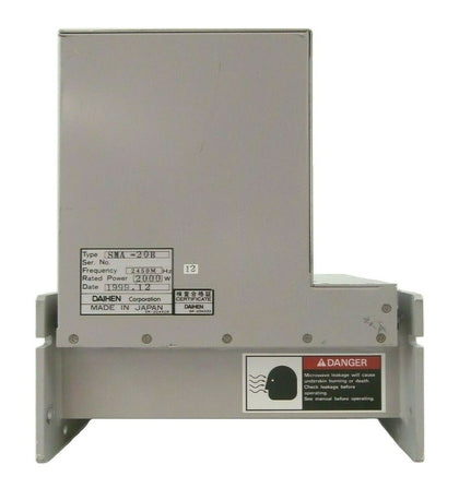 Daihen SMA-20B Microwave Waveguide Magnetron Assembly Hitachi M-712E Working