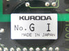 Kuroda UI-120A Uniwire System I/O Channel Interface UW-I0CH-A PCB Card TEL P-8