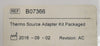 Beckman Coulter B07366 OptiMS Thermo Source Adapter Kit Lot of 10 Working