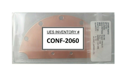 Ulvac Technologies EM0867-131-24B Copper Sheet B Cu New Surplus