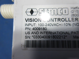 Simco 4009180 Vision Controller Ionizer Richmond 30” & 12” Emitters Used Working
