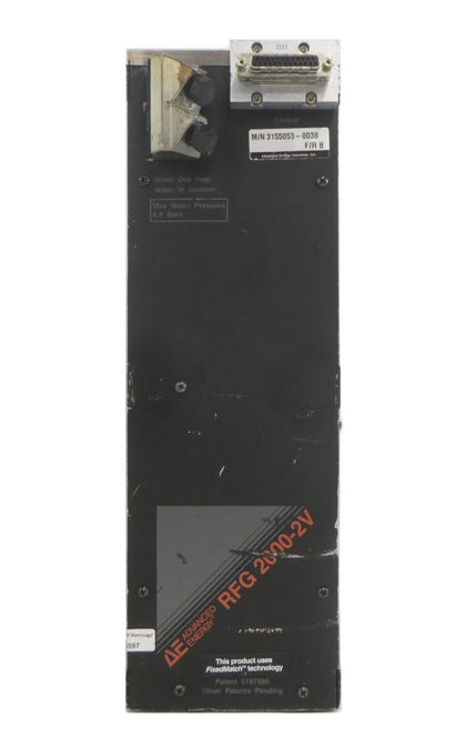 RFG 2000-2V AE Advanced Energy 3155053-003 RF Generator Untested As-Is