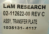 Lam Research 02-112622-00 Index Transfer Plate Novellus 15-055437-00 Used
