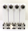 Brooks Instrument GF125C-204806 Mass Flow Controller MFC Lot of 4 Working