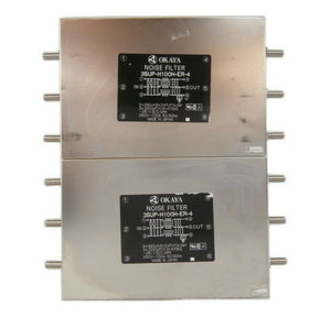 Okaya 3SUP-H100H-ER-4 Noise Filter Reseller Lot of 2 Working Surplus