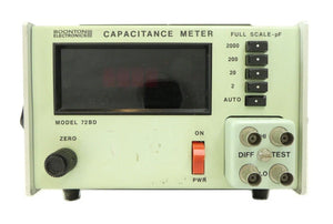 Boonton Electronics 72BD Capacitance Meter 2-2000pF 1 MHz 72-4B Surplus Spare