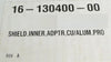 Novellus Systems 16-130400-00 Adaptor Inner Shield CU/ALUM PRO Refurbished