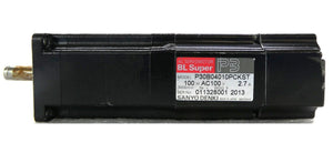Sanyo Denki P30B04010PCKST AC Servo Motor BL Super P3 Working Surplus