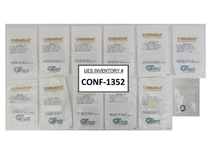 Greene Tweed 9011-SD550 Chemraz O-Ring AS-568A-011 CPD 550 Lot of 12 New Surplus